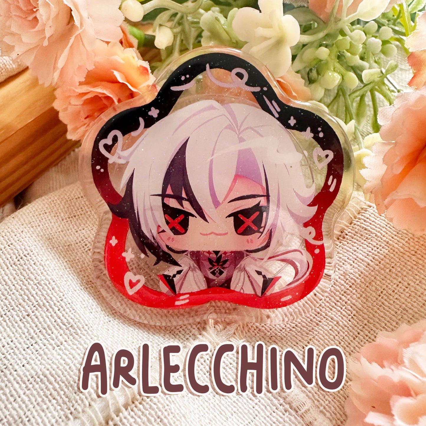 Genshin Impact chibi Acrylic Phone Grip