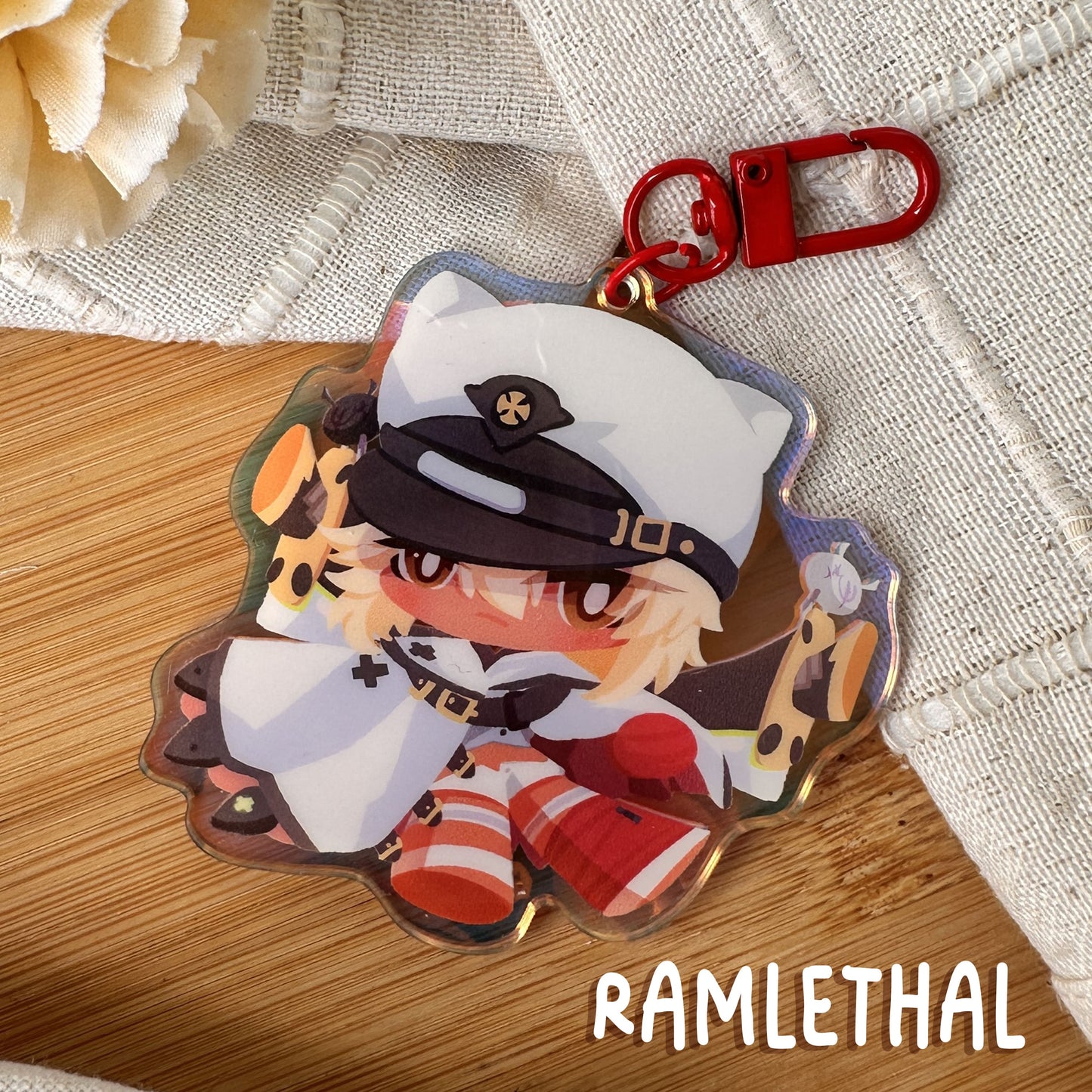 Guilty Gear chibi rainbow acrylic Keychains