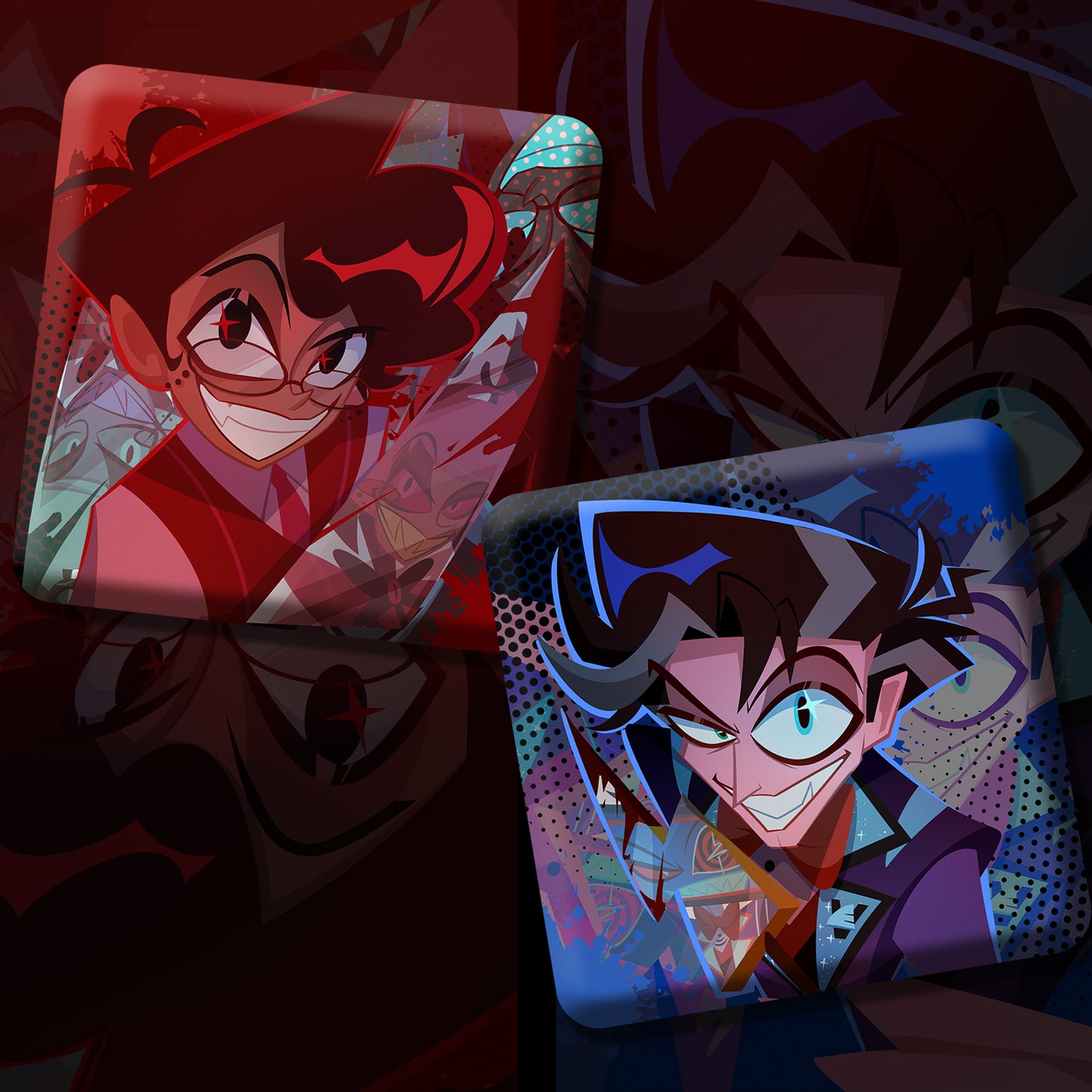 (PREORDER) Murdermedia square badges