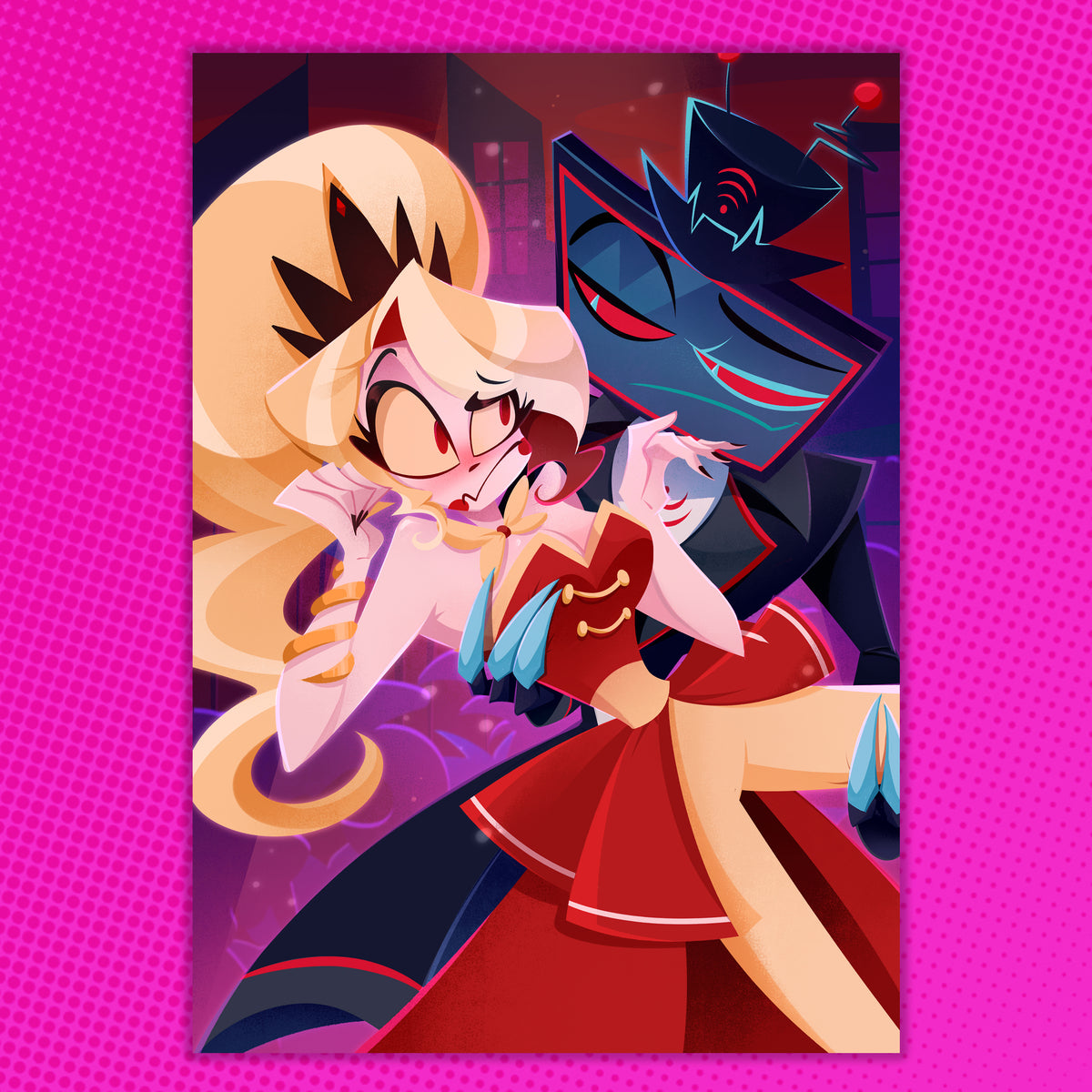 A5 Staticbelle print