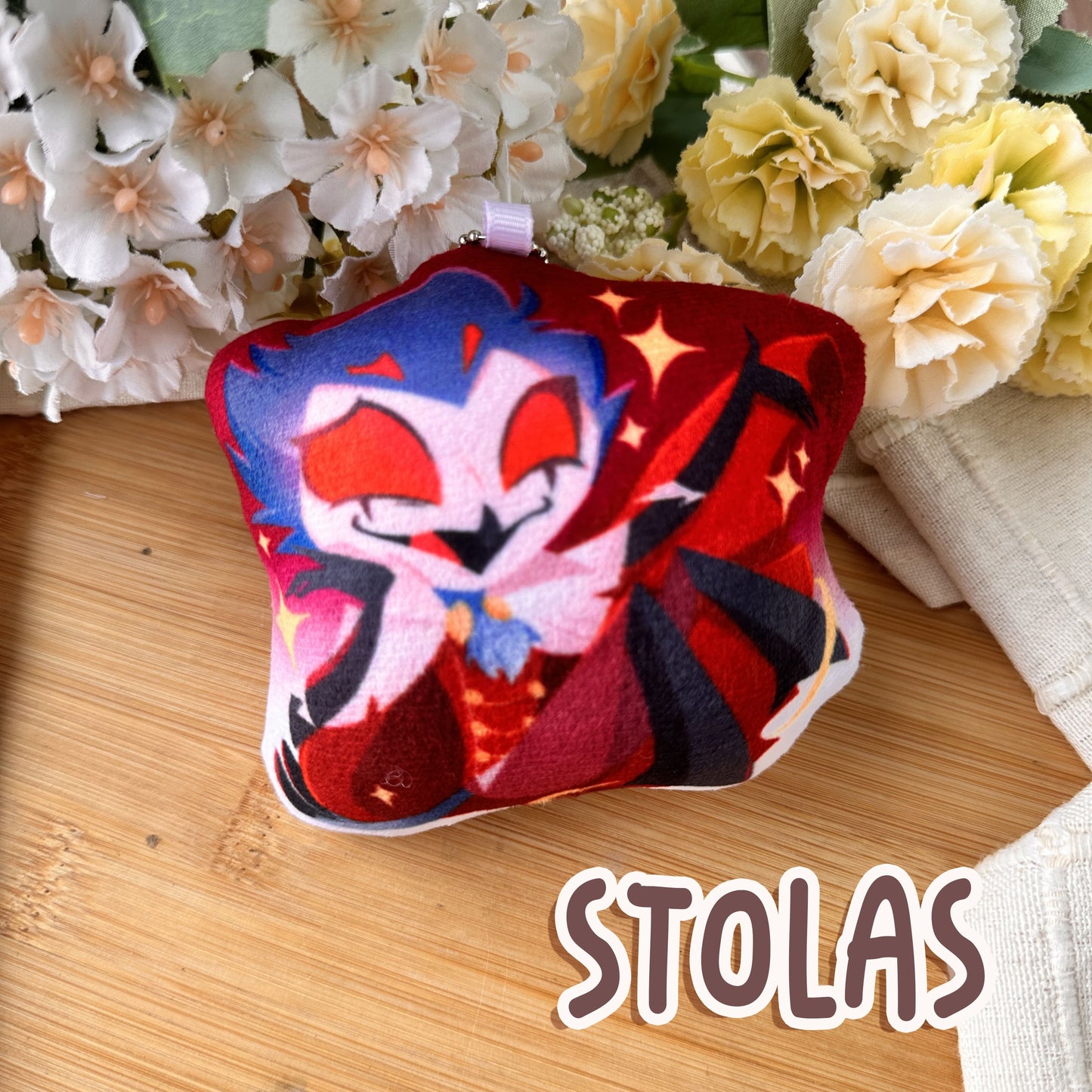 Stolas Squeaky Plushie Keychain