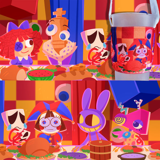 The Amazing Digital Circus Dinner Cupsleeve
