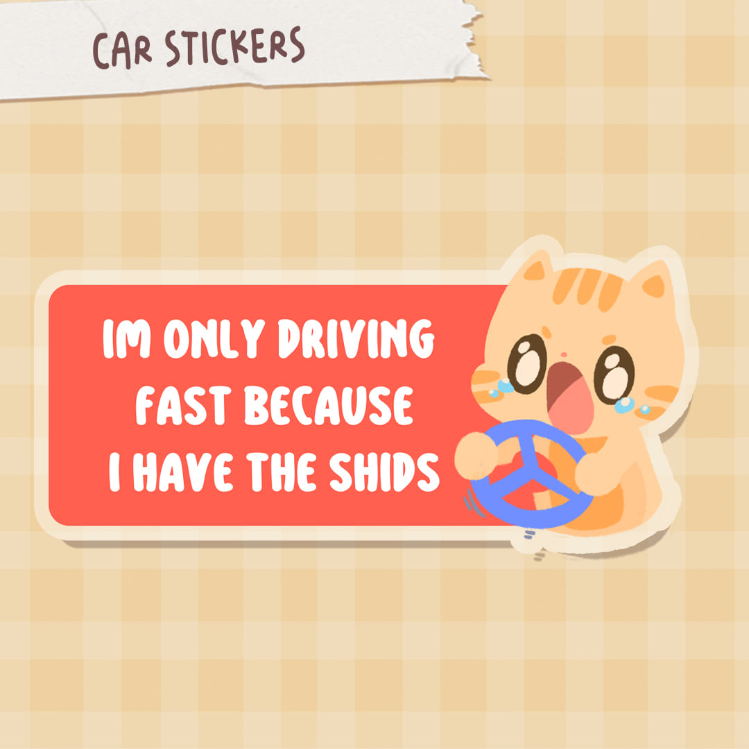 Bopcorn's Driving adventures Window car stickers