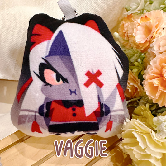 Vaggie - Hazbin Hotel - Squeaky Plushie Keychain