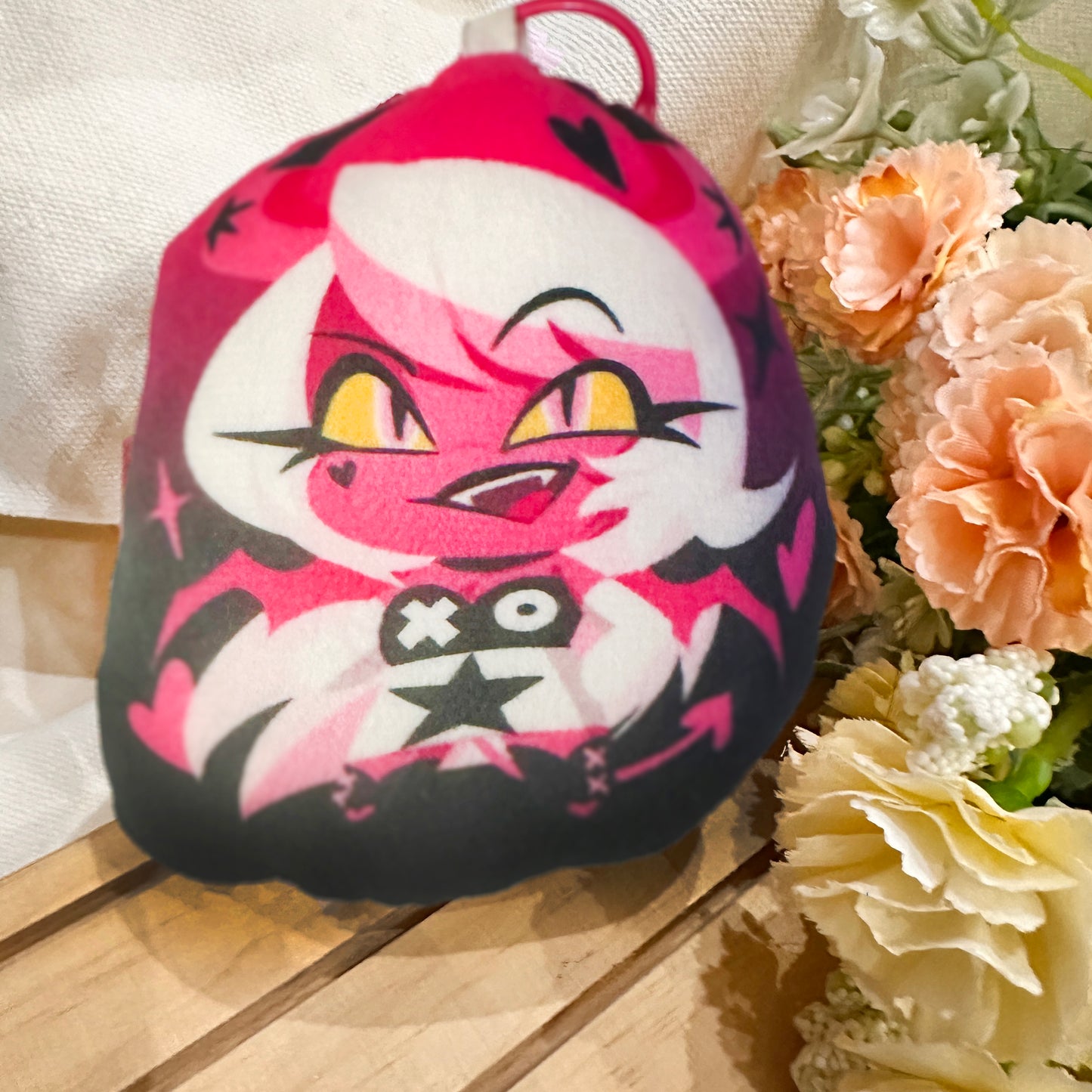 Verosika Squeaky Plushie Keychain