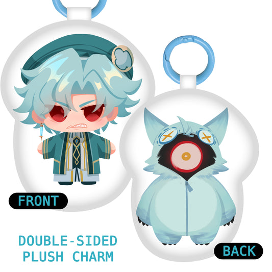 (PREORDER) Zandik - Dottore Squeaky Plushie Keychain