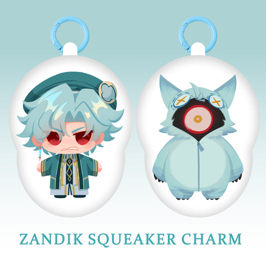 Zandik (Dottore) - Genshin Impact Squeaky Plushie Keychain